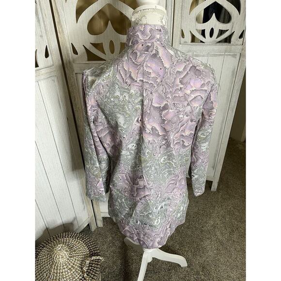 Vintage 1960'sSun Fashions of Hawaii Honolulu Retro Tunic Shirt 3/4 Sleeve - Picture 2 of 6